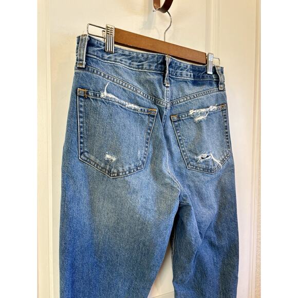 Abercrombie & Fitch Women's 27 Jeans Distressed Jeans Annie High Rise Girlfriend - Picture 7 of 7